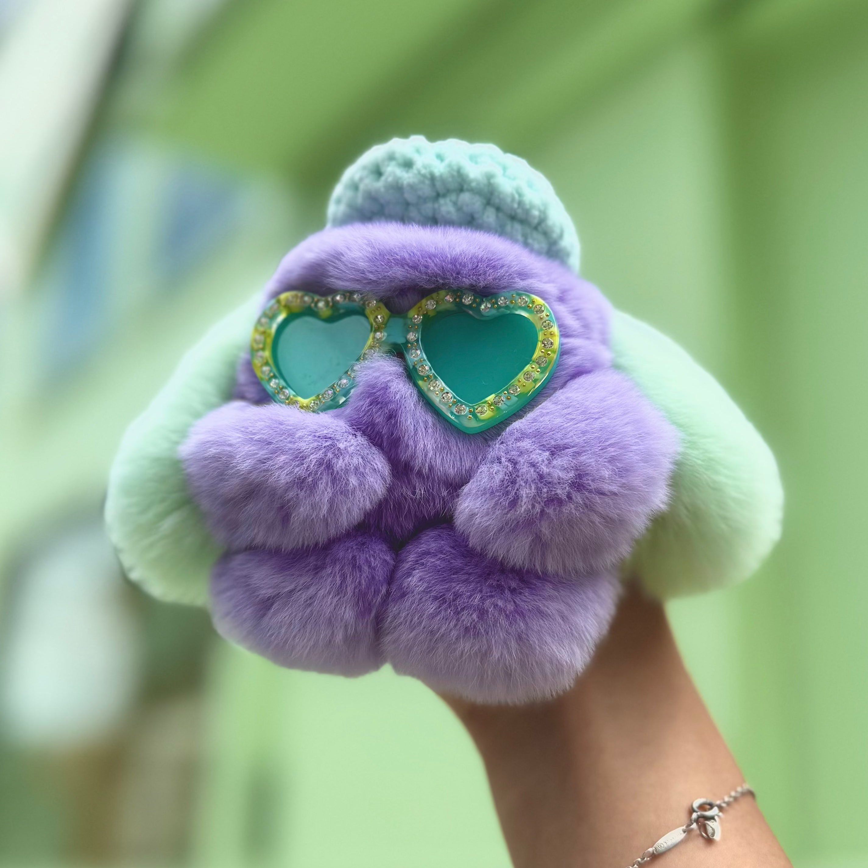 moff colset　もふもふバックチャーム　パープル Bag Charms to Complete the Look ver.2026 – - Maison Clannie Official-