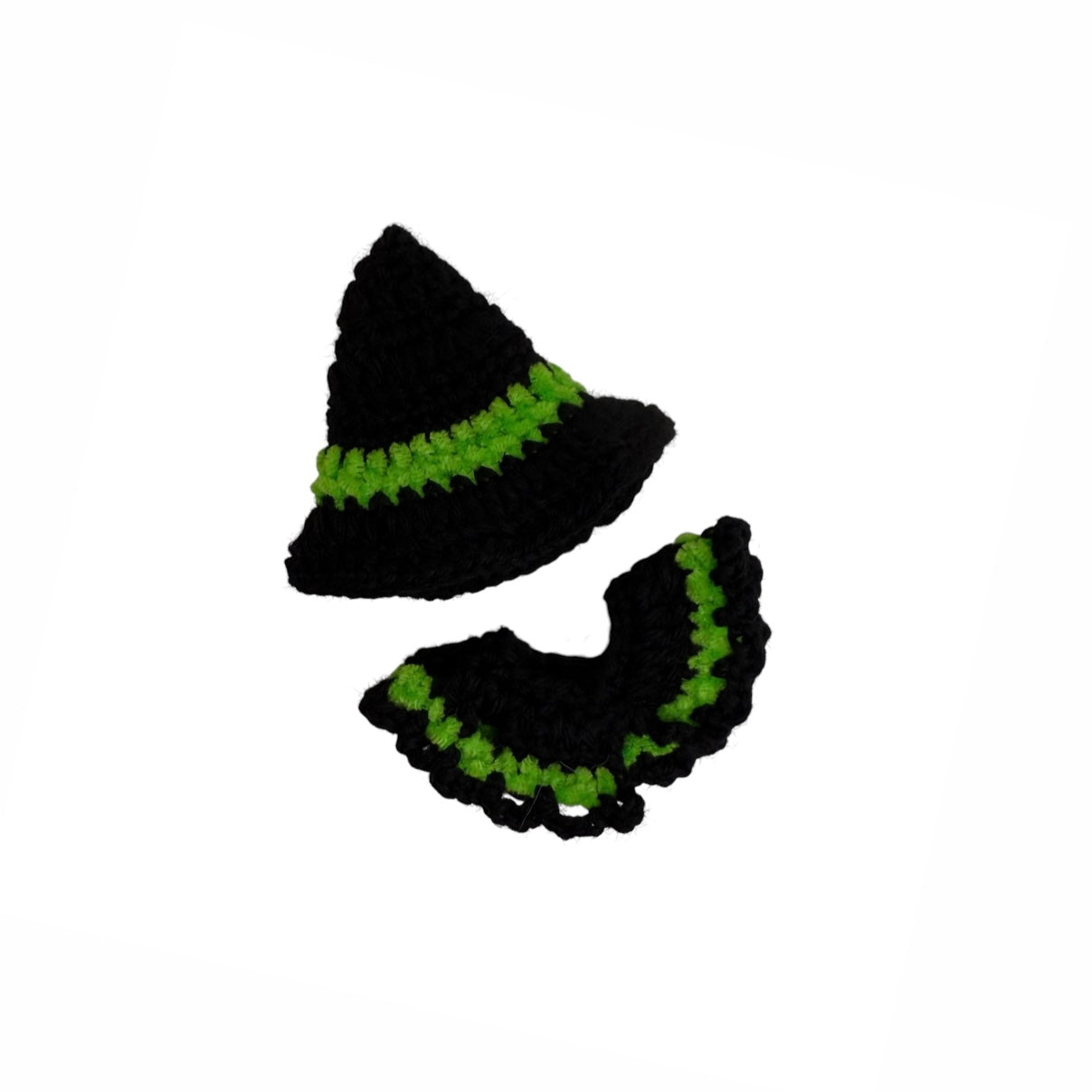 Halloween Pointed Cape Set SS Black Lime