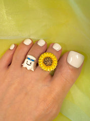 向日葵YG Toe Ring