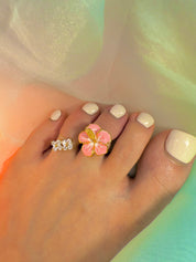 小芙蓉 YG CZ Toe Ring