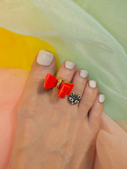 CAD红 Toe Ring