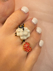 Le Coeur Dange YG Lt 暹罗 Toe Ring
