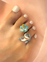 鲨鱼YG灰 Toe Ring