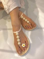 芙蓉 II 白色 黄色 Toe Ring