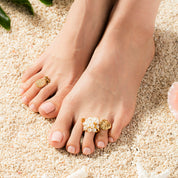 Ecume YG 白色 Toe Ring