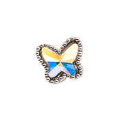 Petit Papillon 3 RH 水晶 AB Toe Ring