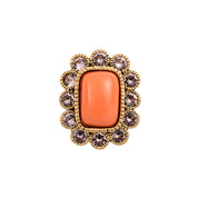 Gloire AG 粉色 Toe Ring