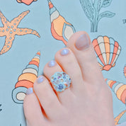 母马 YG 蓝色 Toe Ring