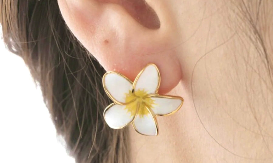 A pierced Earring