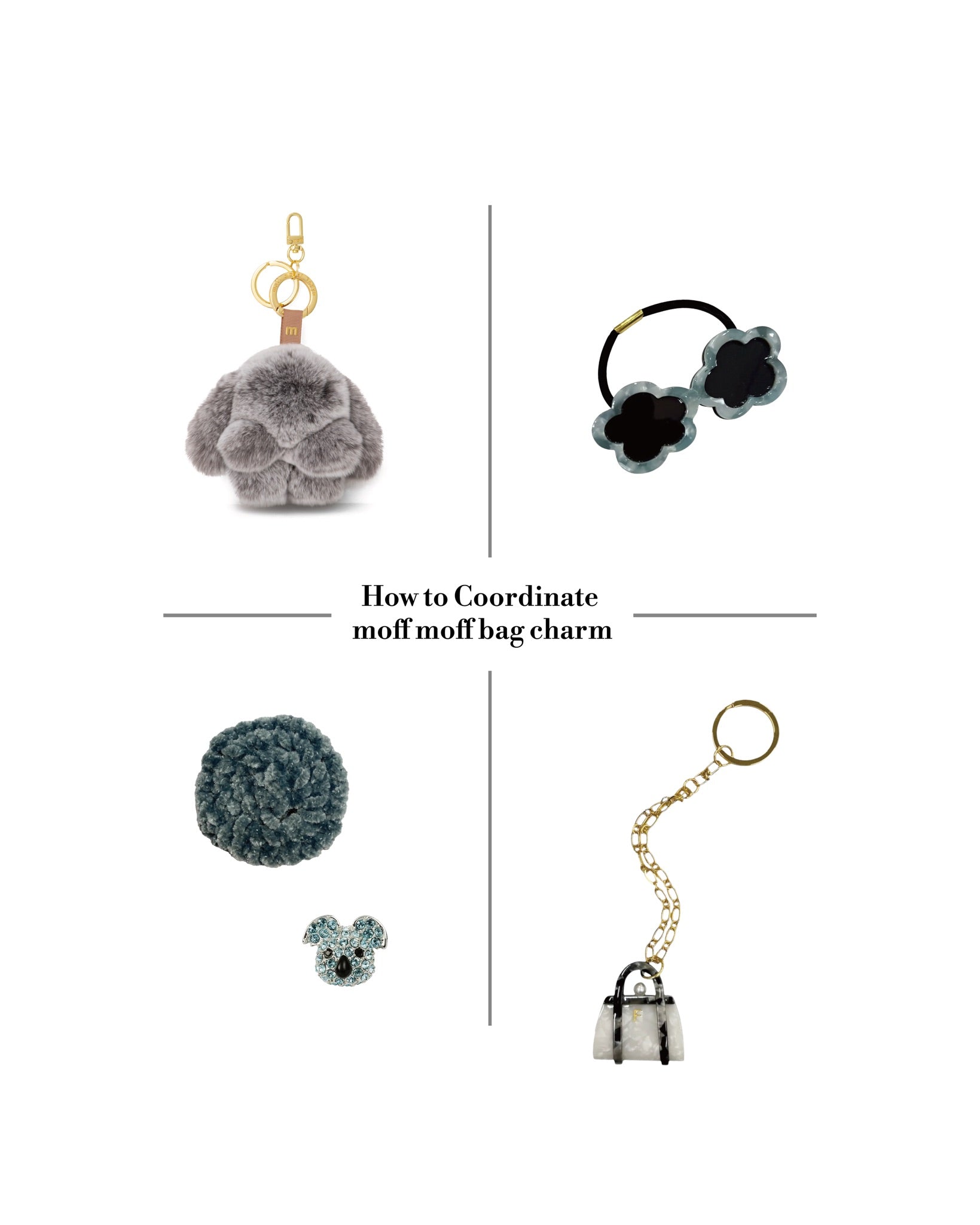 もふもふコーデ バッグチャーム S No.230 ver. 2026