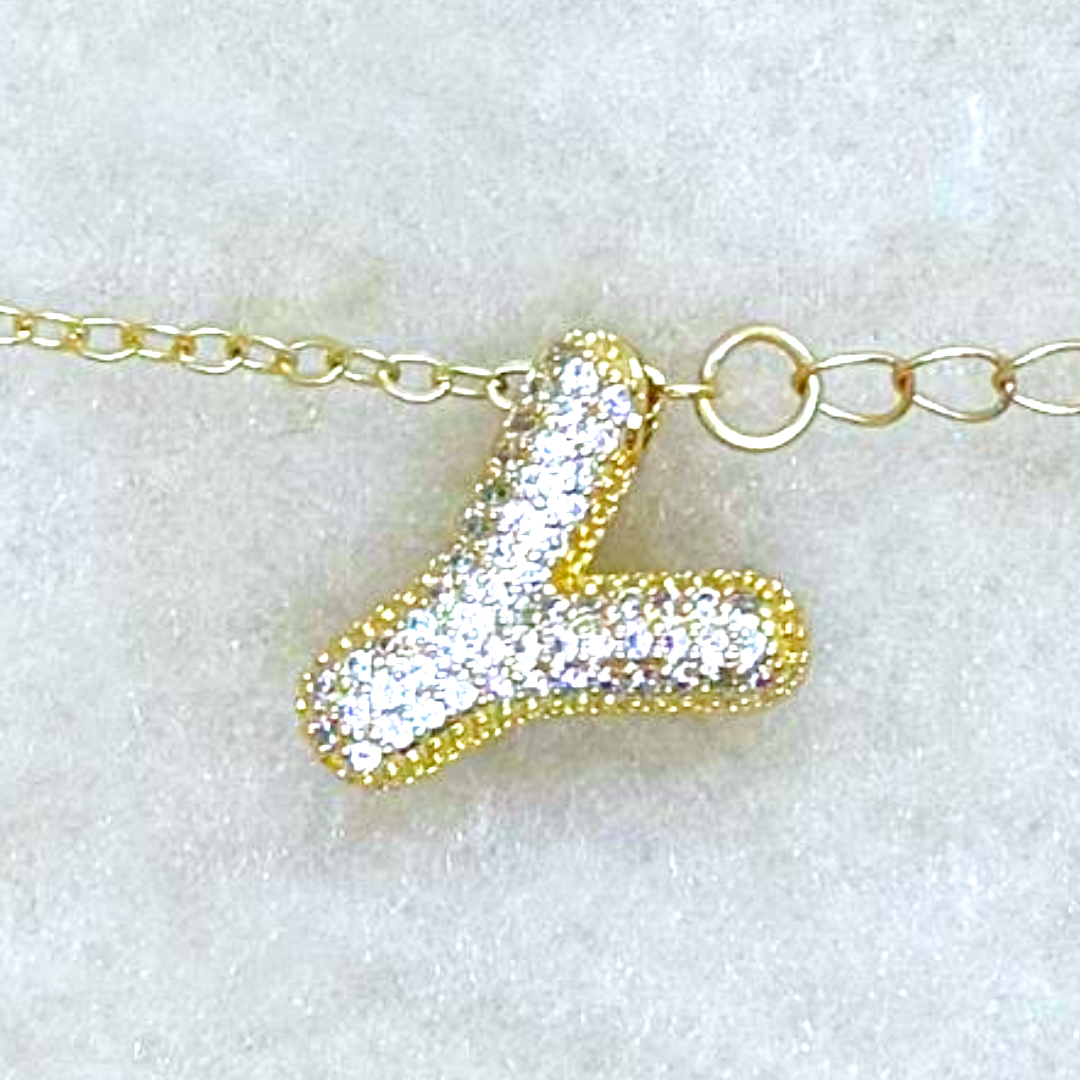 Big initial J pendant YG Y