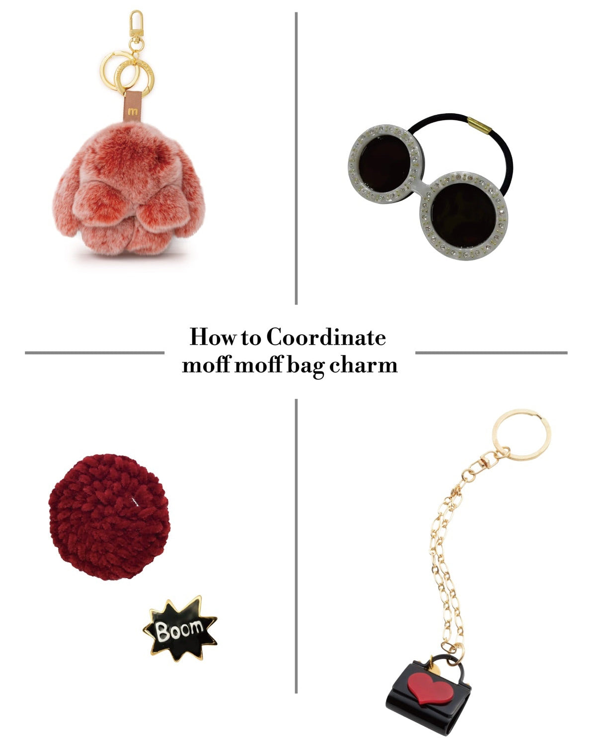 もふもふコーデ バッグチャーム S No.225 ver. 2026