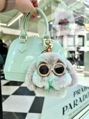 moff moff Bag Charm S Chocolate mint