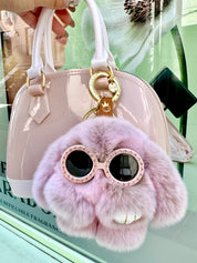 moff moff Bag Charm S Strawberry chocolate