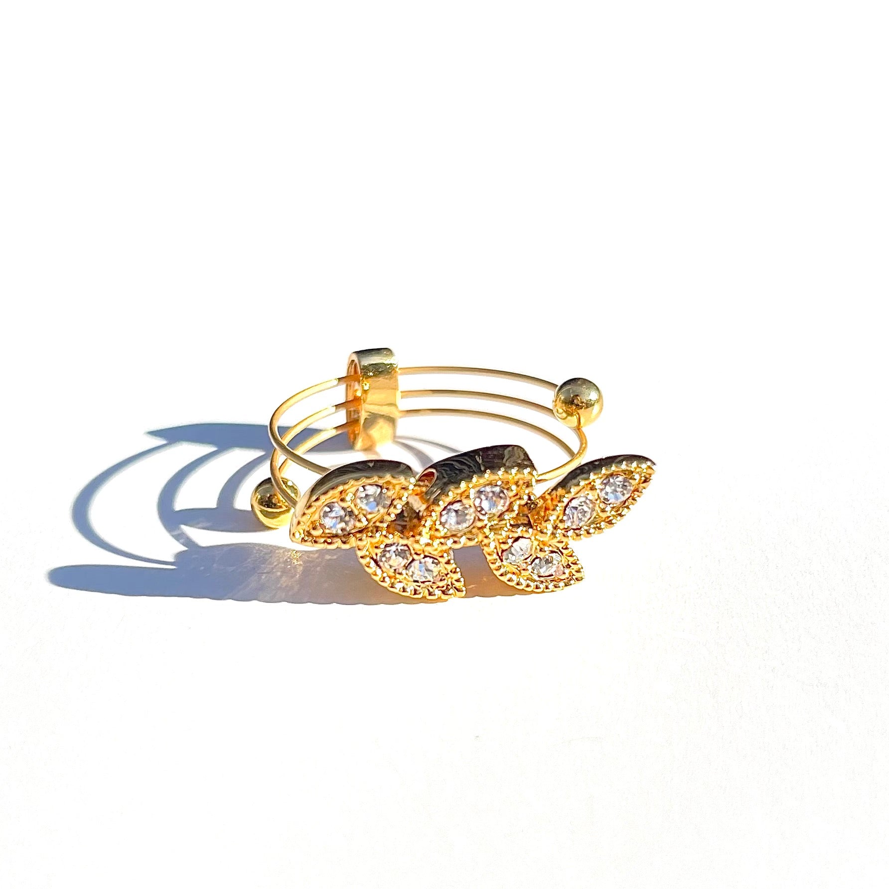 Laurel YG Crystal Ring