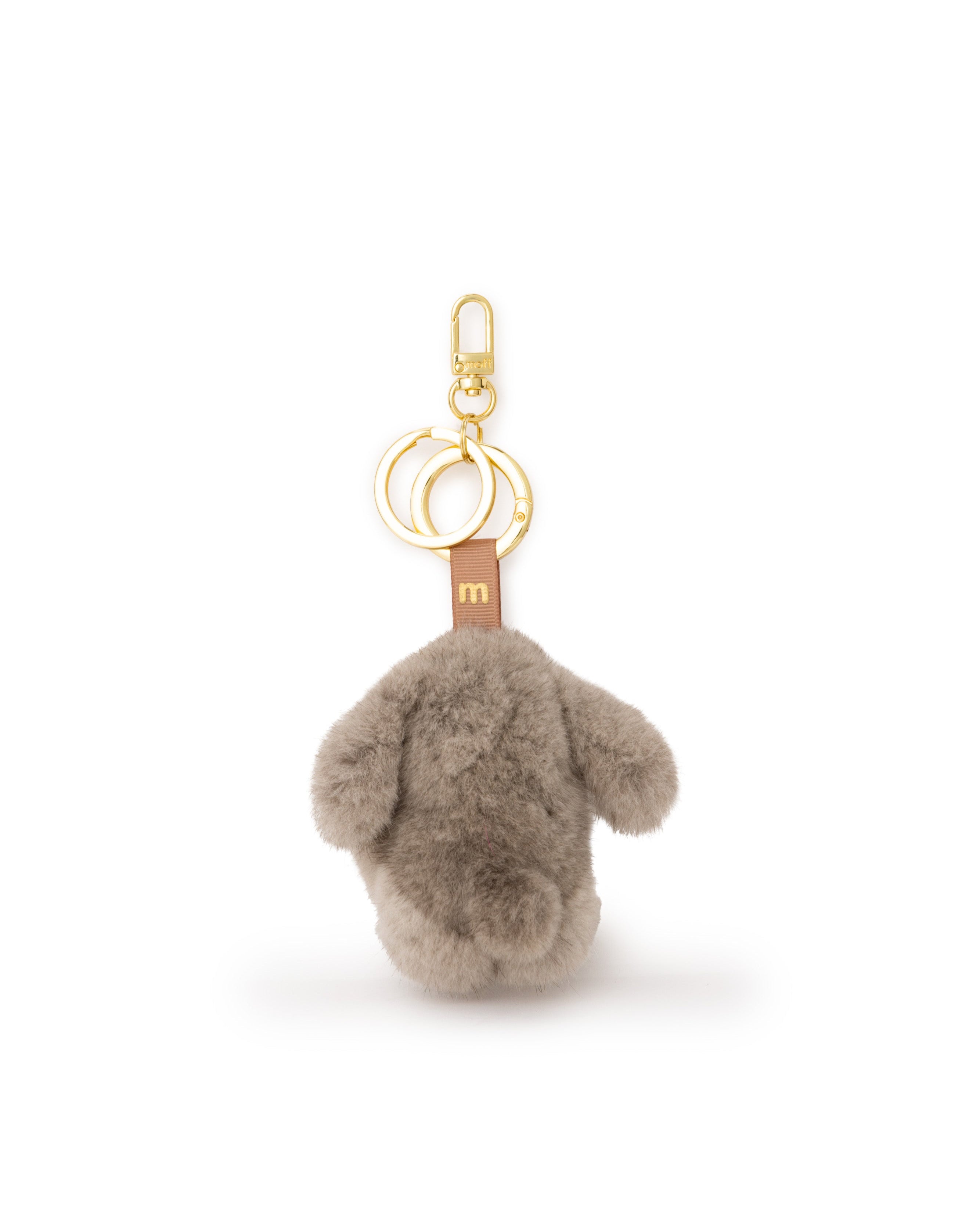 moff moff Bag Charm SS 斜率耳朵黑色印刷版。 2026