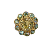 Marie 2 YG Jonquil Mix Toe Ring 