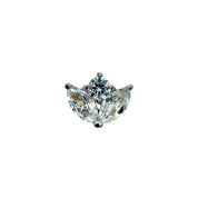  Toe Ring  Bourjon Rhodium*