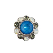  Toe Ring  marie 2 rhodium mix