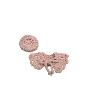 Beret Cape Set Peach Fluffy Charm S