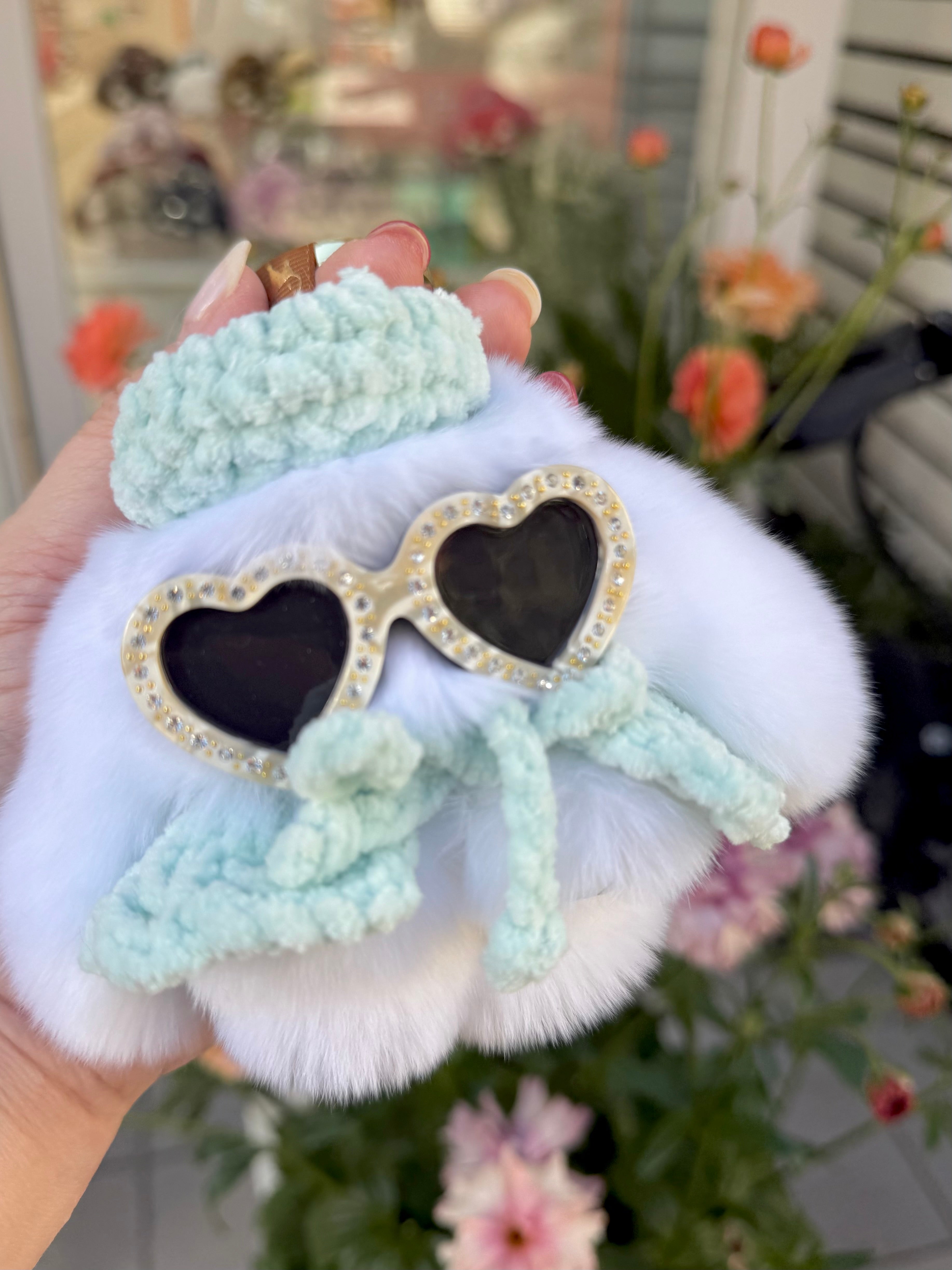 Beret Cape Set Ramune Fluffy Charm S
