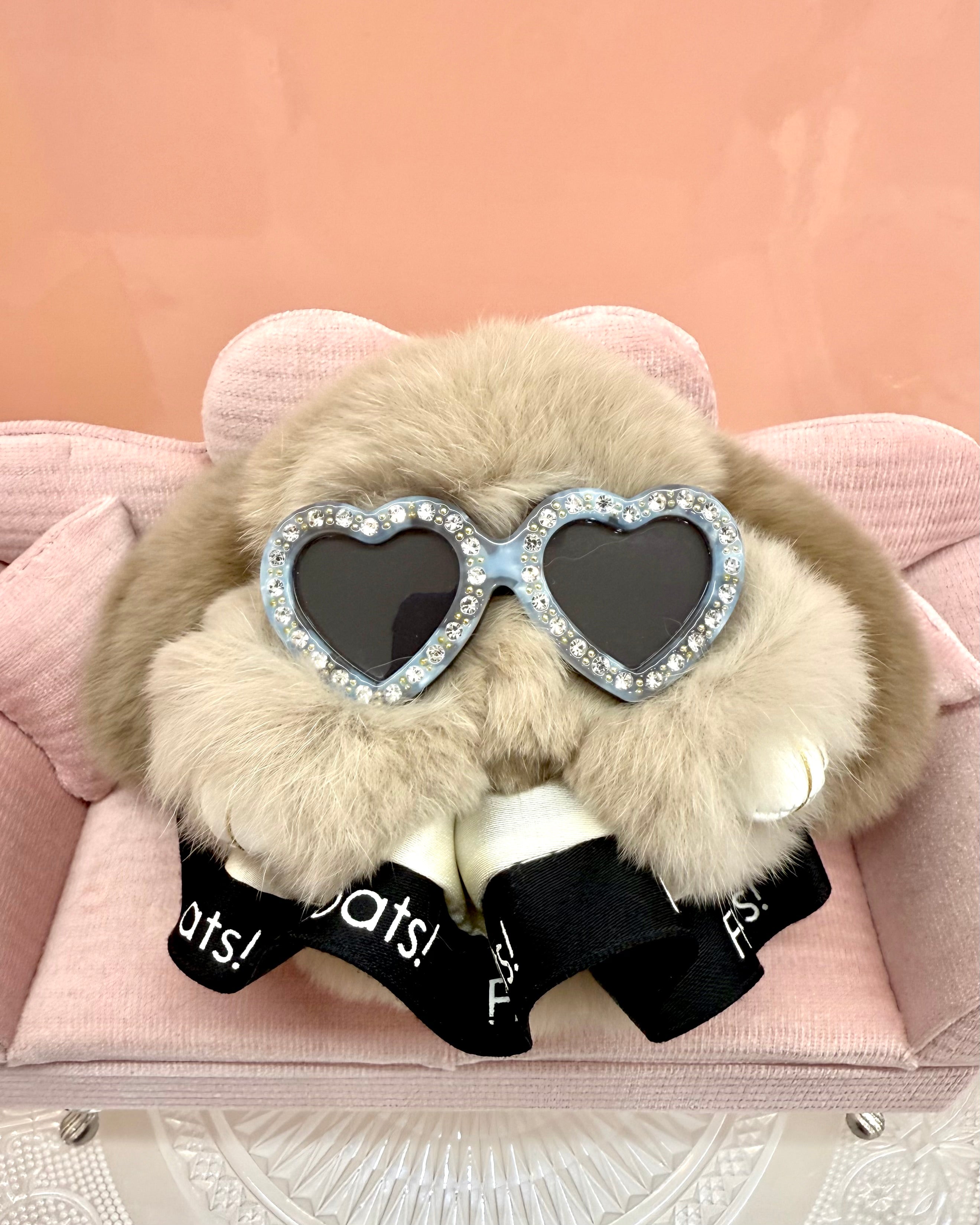 Floats! Scrunchie SS・S・M Beige White