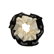 Floats! Scrunchie SS・S・M Beige White