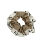 Floats! Scrunchie SS・S・M Beige White