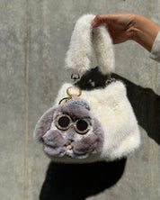 moff moff bag charm S hojicha milk