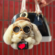 moff moff bag charm S size marble pudding