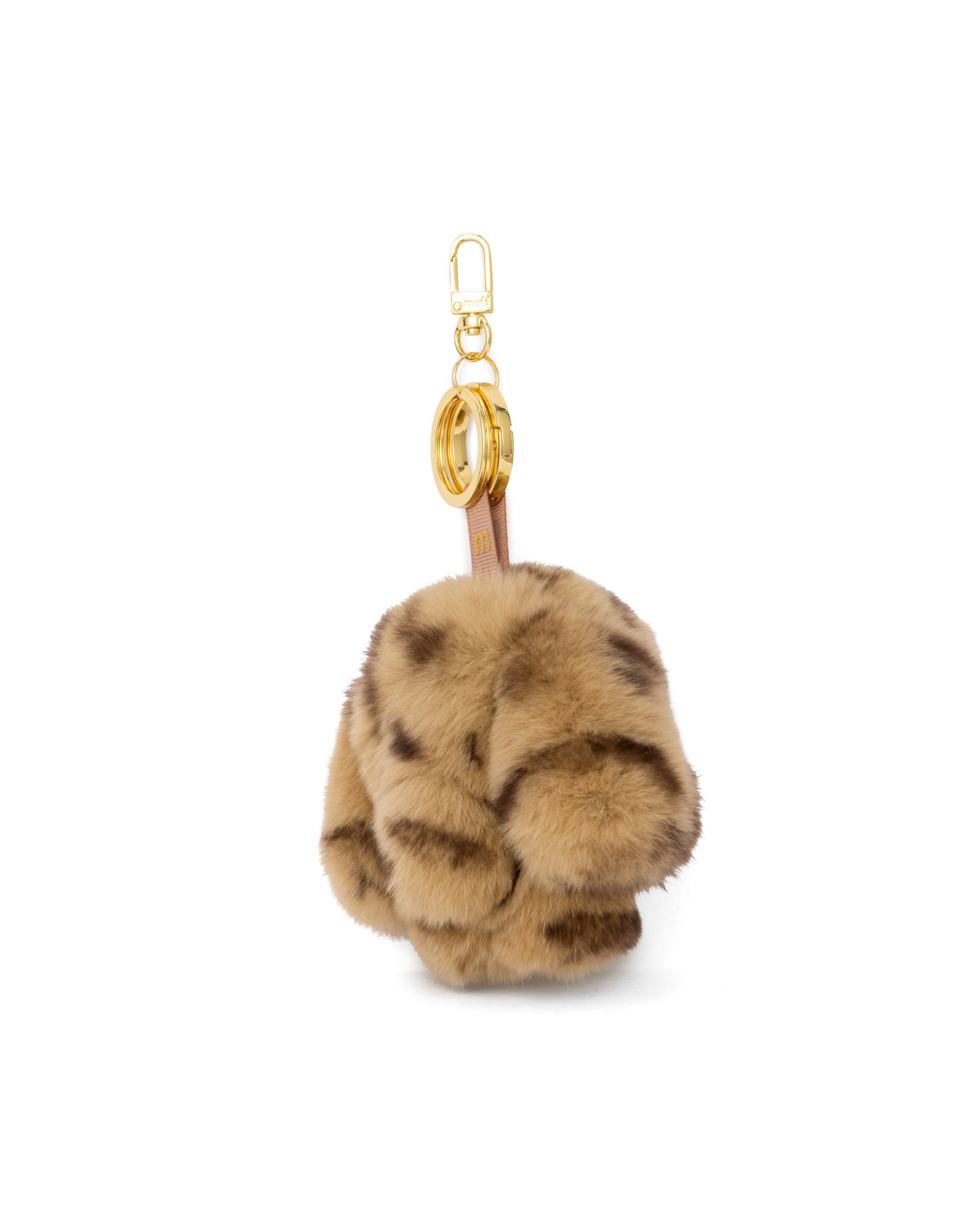 moff moff バッグチャーム S マーブルモカ