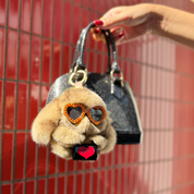 moff moff バッグチャーム S マーブルモカ