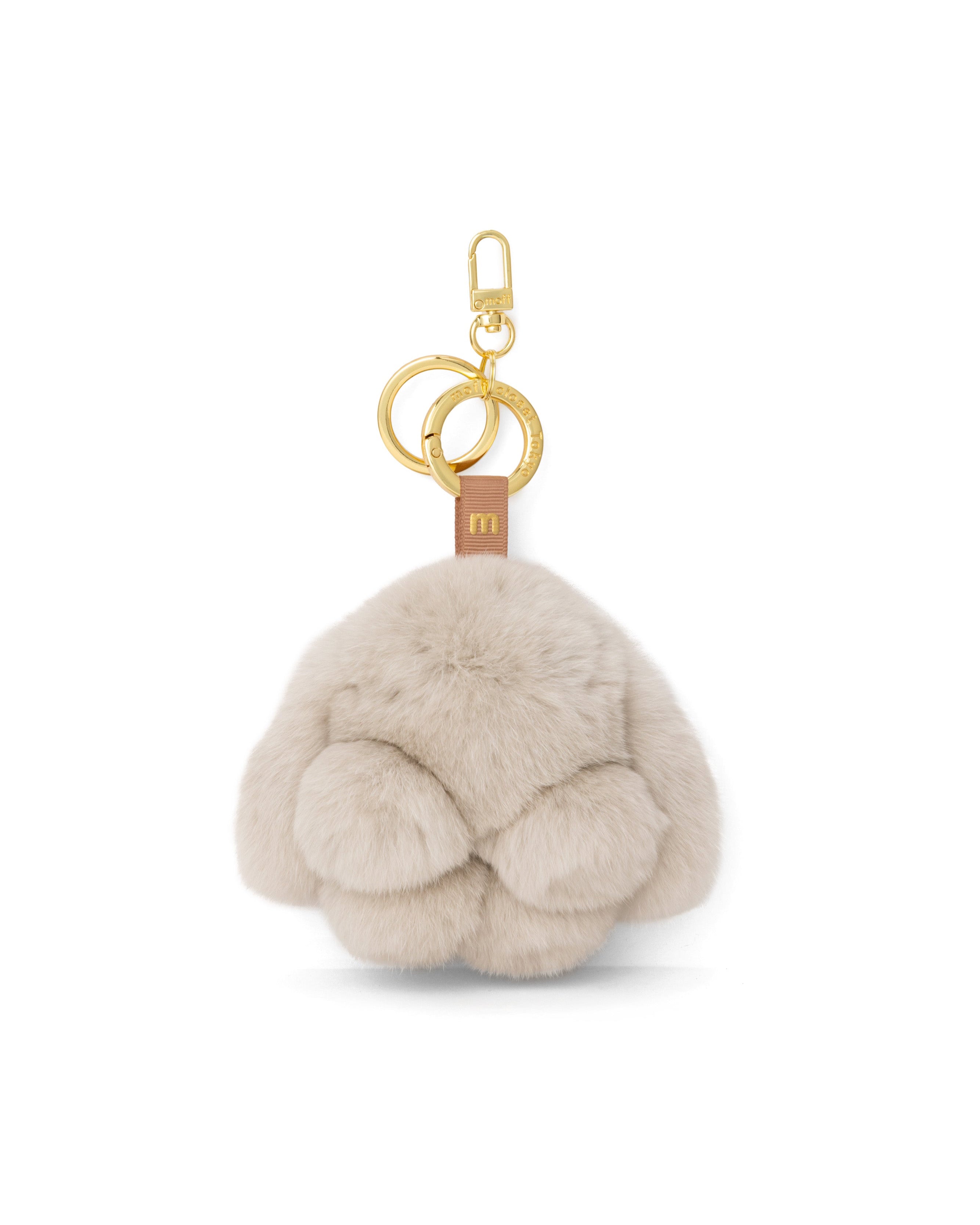 moff moff 包袋吊饰 S 马卡龙灰