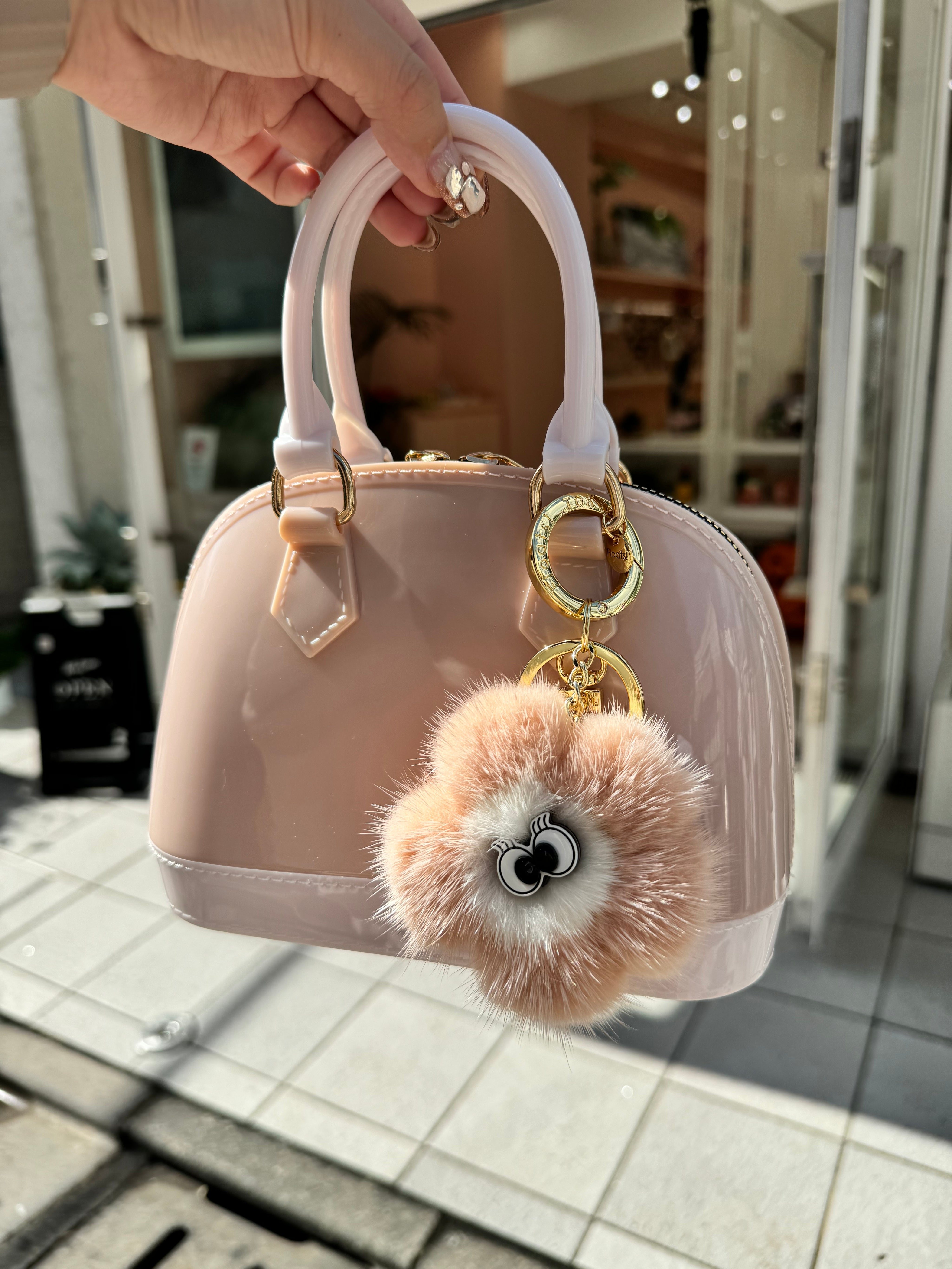 Jelly bag beige ivory