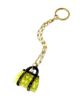 Mini bag S/M/L size bag charm clear yellow