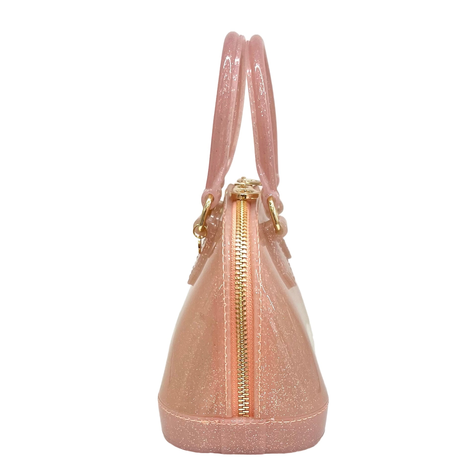Jelly bag pink glitter