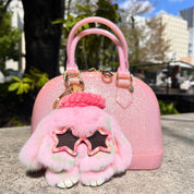 Jelly bag pink glitter