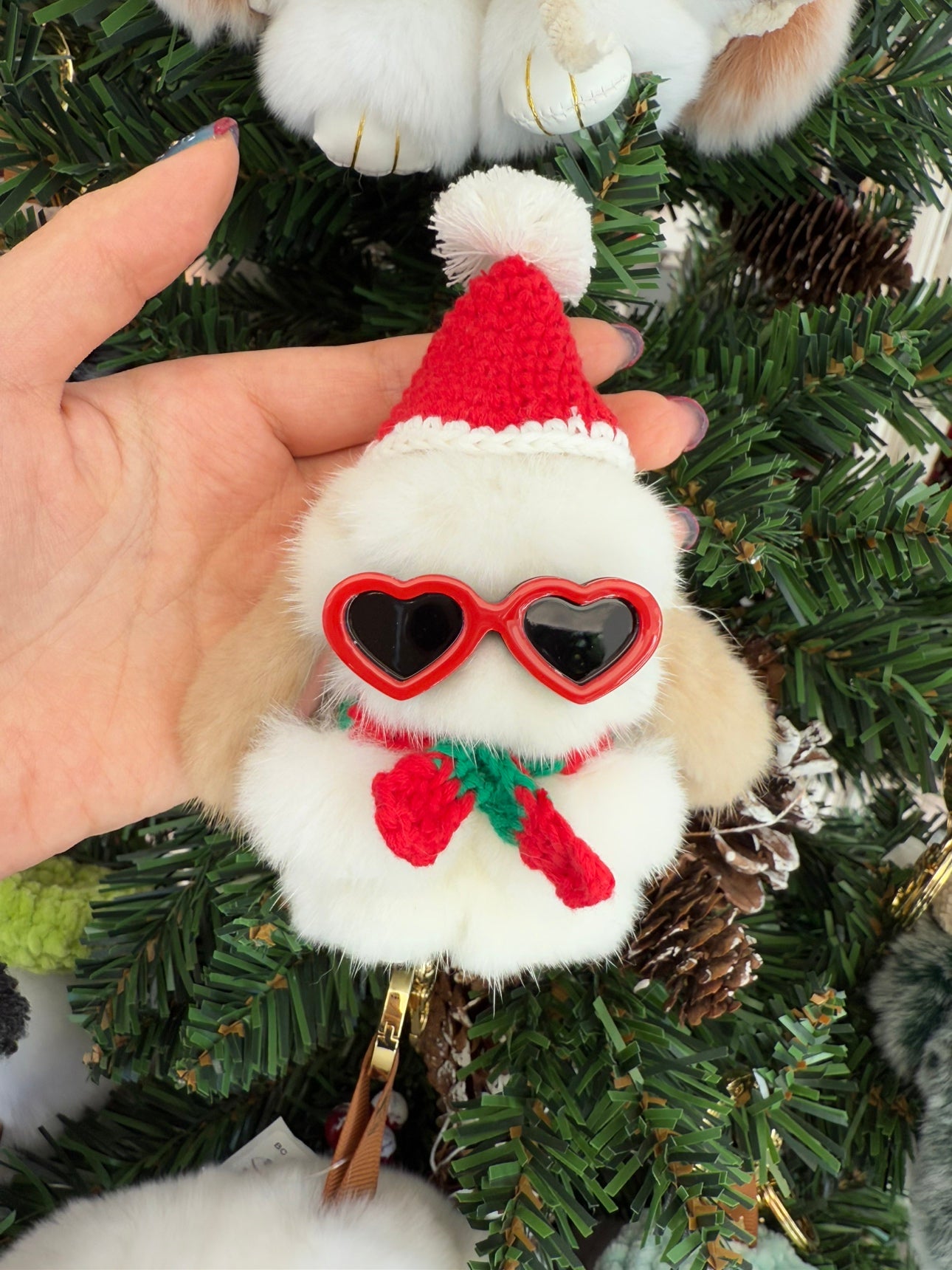 もふもふチャームSS用 クリスマスマフラーセット