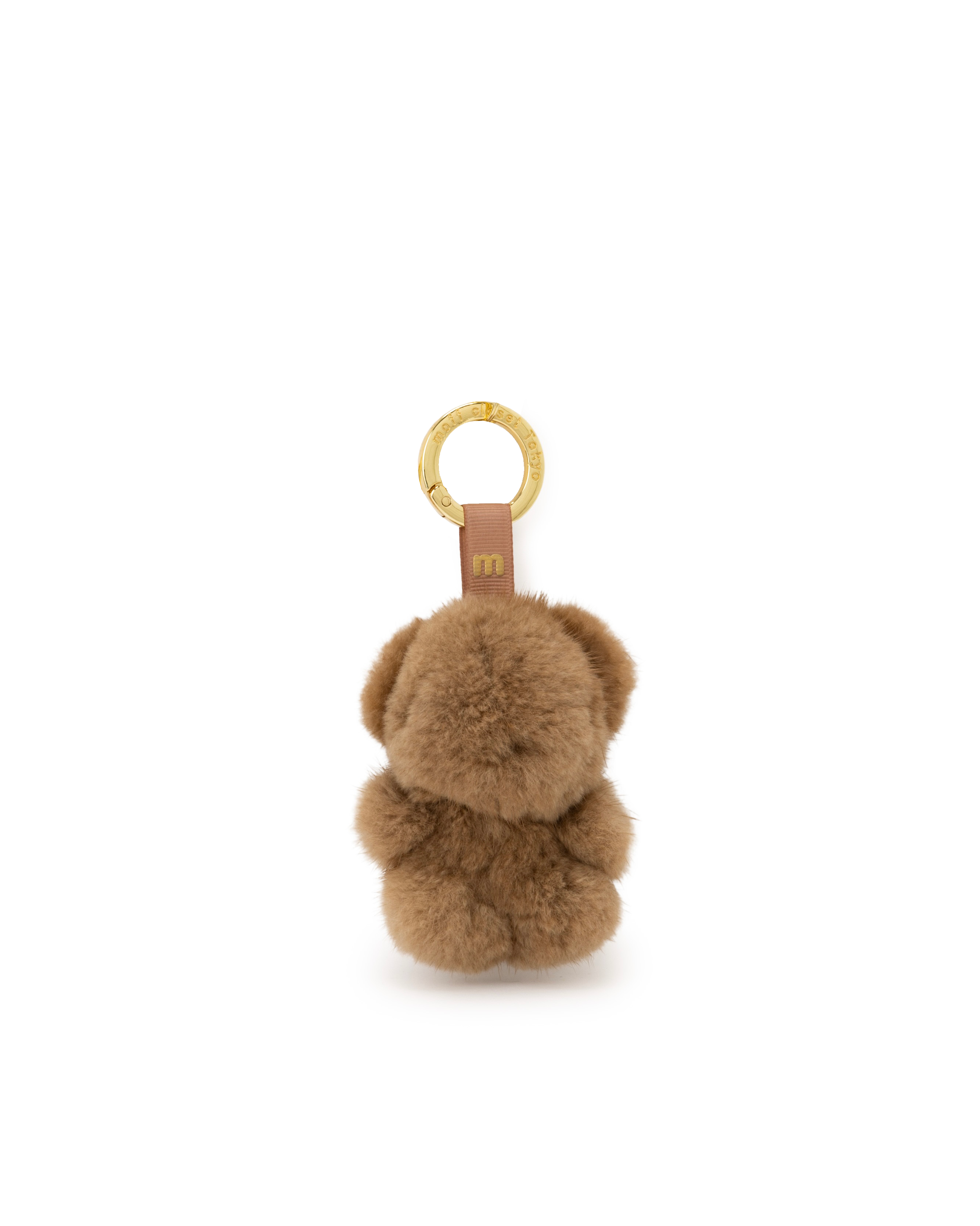 moff moff bag charm ss size bear cocoa