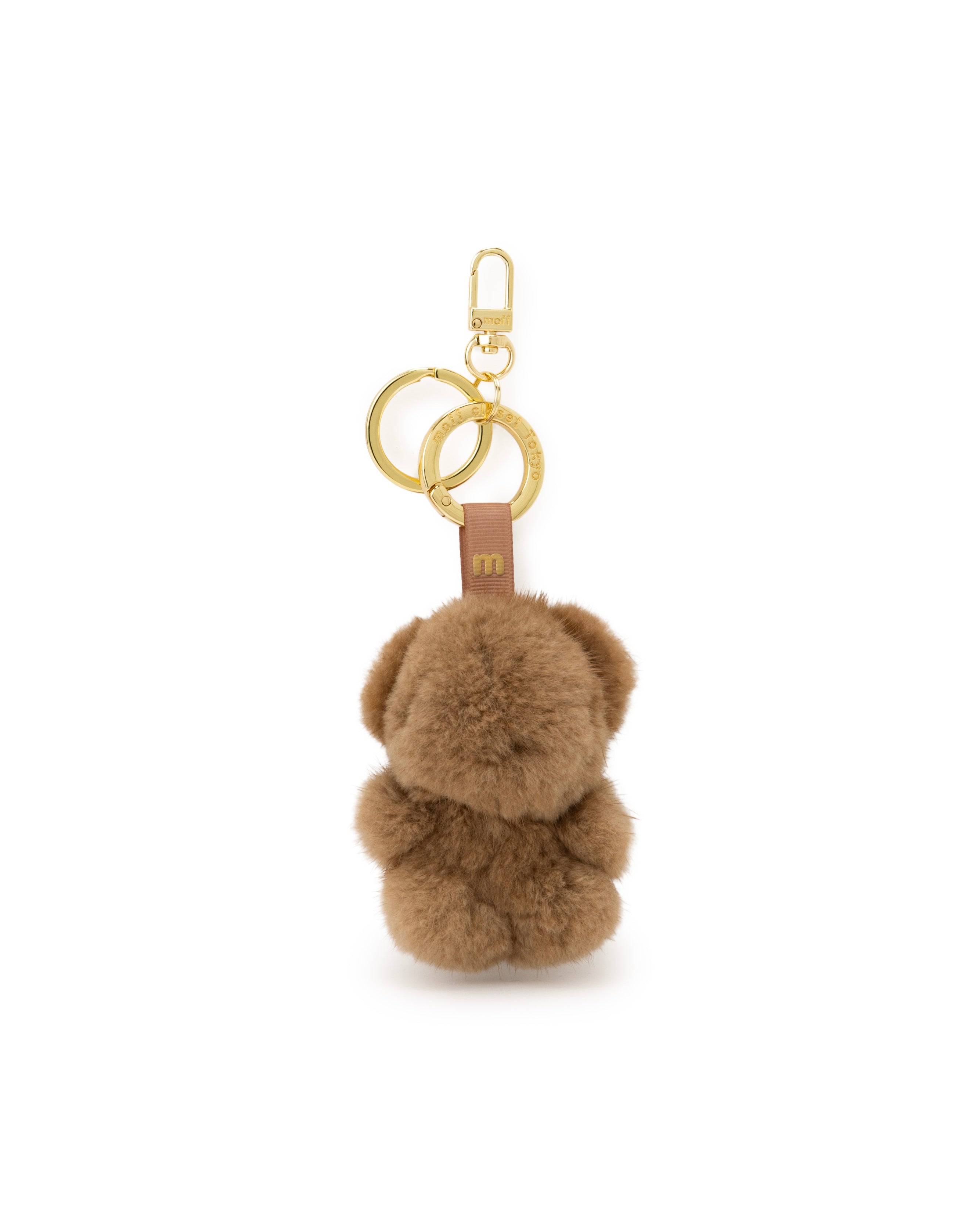 moff moff bag charm SS bear cocoa