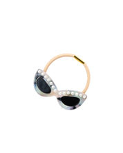 サングラスヘアゴム ssサイズ キャッツアイパール*