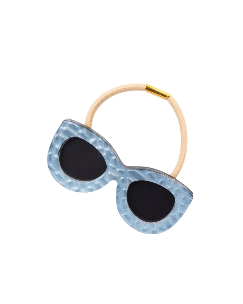 大きなサングラスヘアゴム S・Mサイズ ウェリントンリザード*