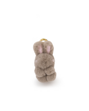 moff moff bag charm ss size bunny milk gray