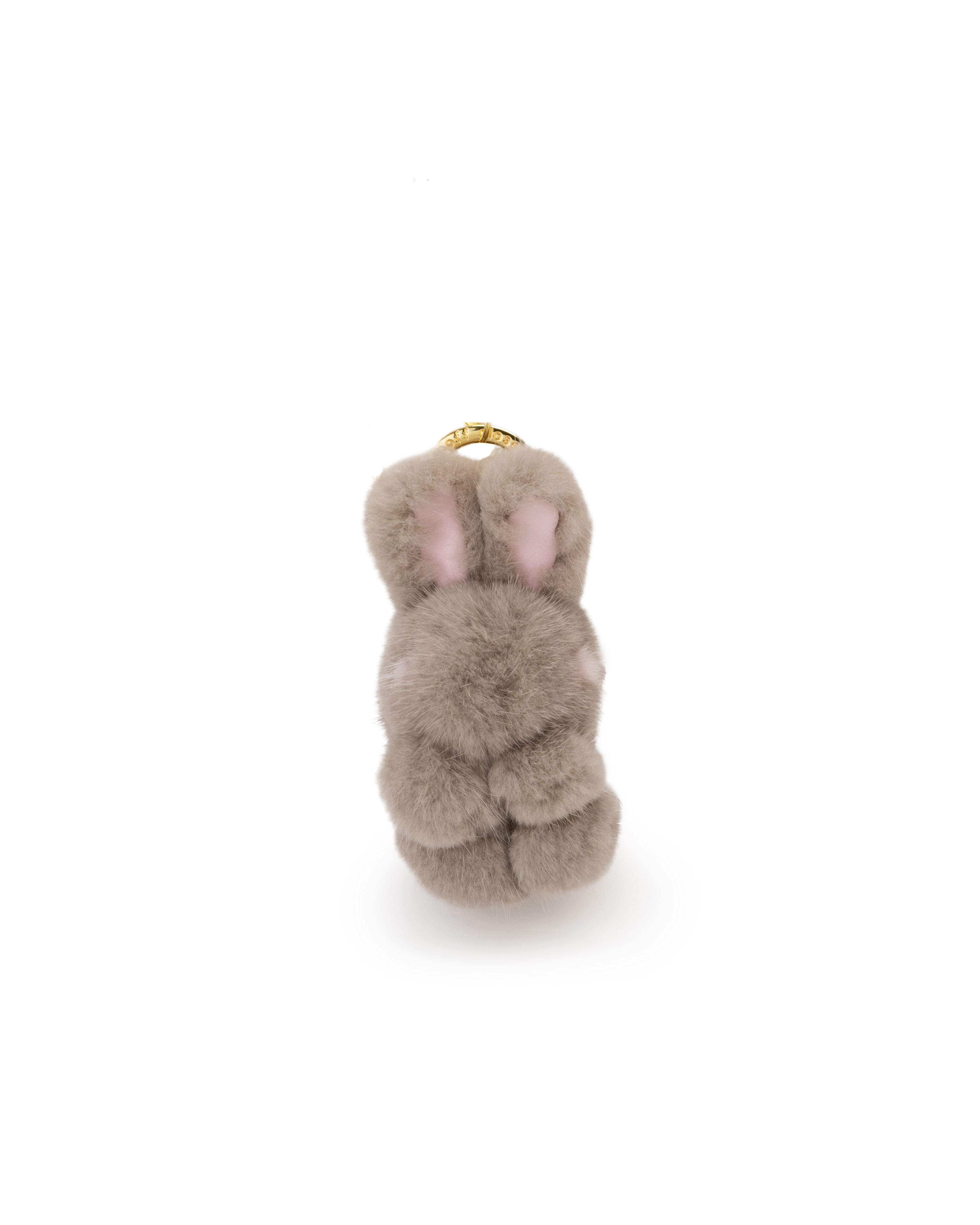 moff moff bag charm ss size bunny milk gray