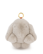 moff moff バッグチャーム Lサイズ マカロングレー