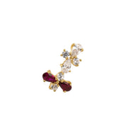 Amitie 2 YG Red Toe Ring 