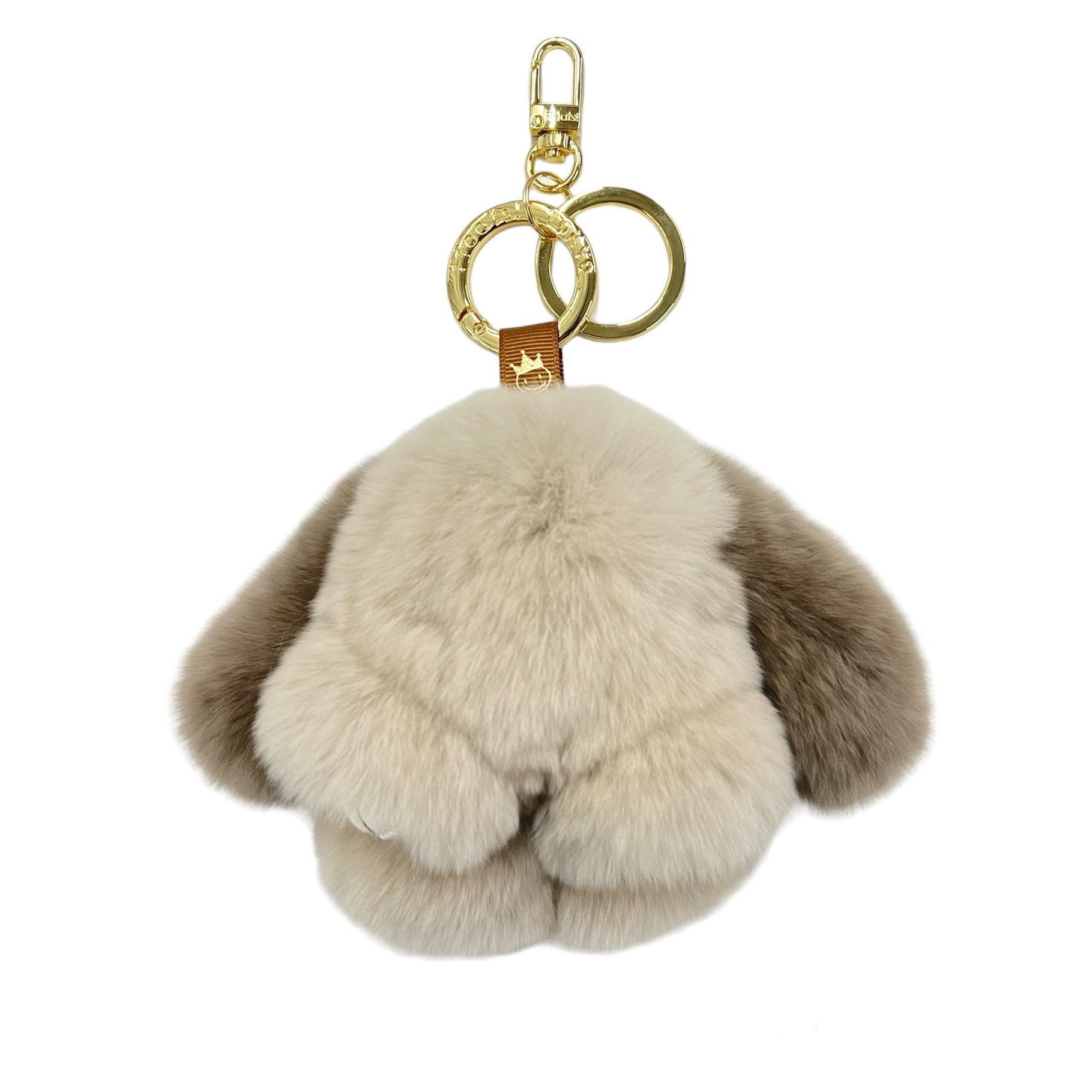 moff moff Bag Charm S Mocha chocolate