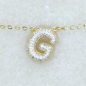 大きなイニシャルJ ペンダント YG G