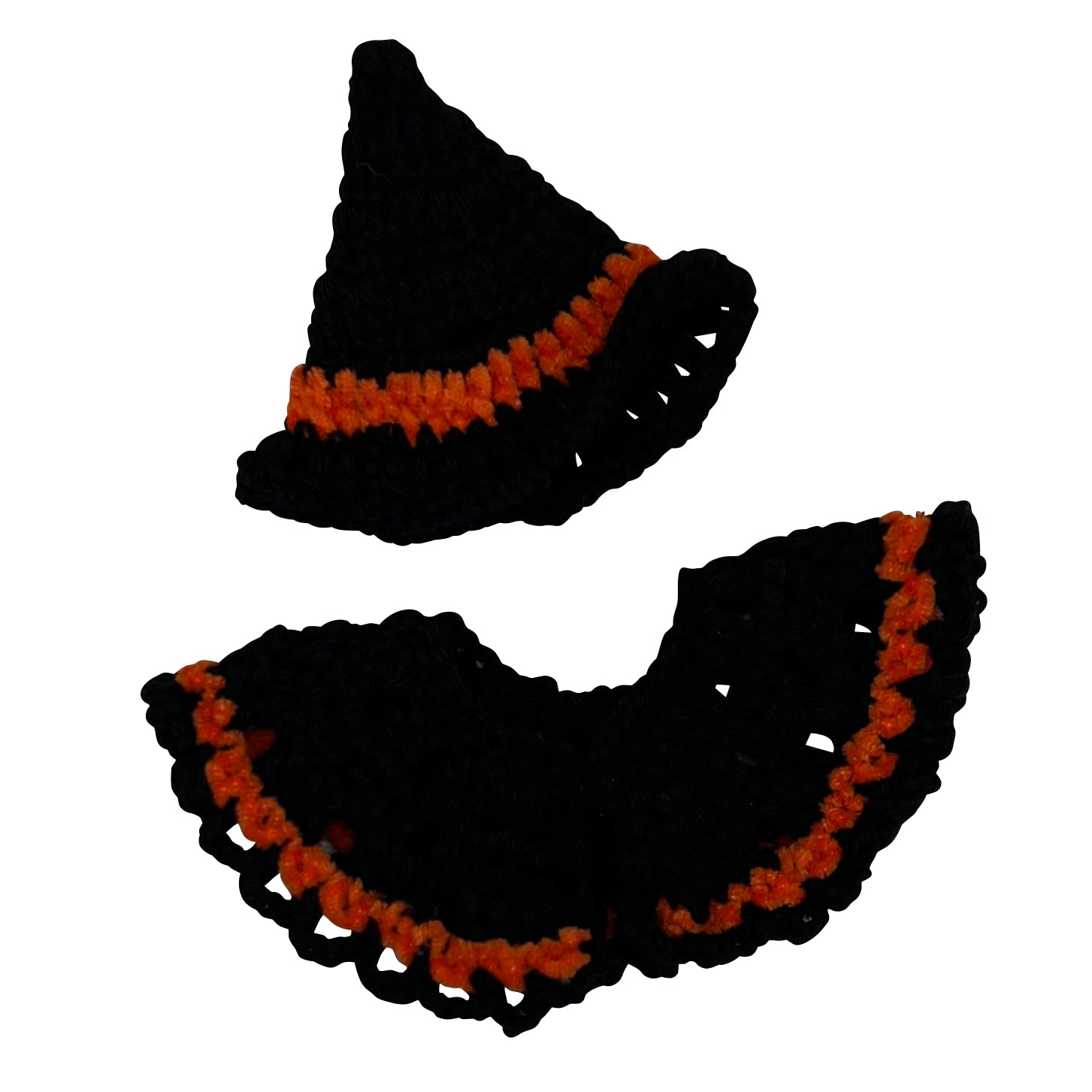 Halloween Pointy Cape Set M Black Tangerine