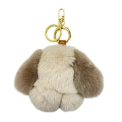 moff moff Bag Charm S Mocha chocolate